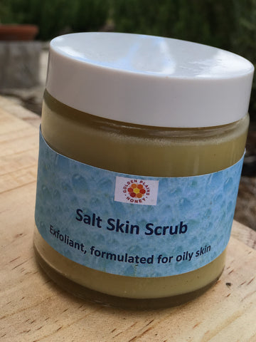 #Salt skin scrub  #beeswax  #Argan Oil #natural skincare